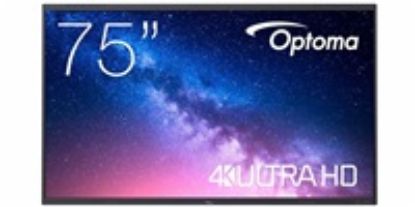 Obrázek Optoma 5753RK IFPD 75" - interaktivní dotykový, 4K UHD, multidotyk 40prstu, Android 13, 8 GB RAM / 64 GB ROM