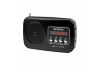 Obrázek Orava RP 130 přenosný rádiopřijímač, SD Karta, výstup na sluchátka, LED displej, FM rádio, USB, AUX vstup, černý