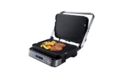 Obrázek Orava Grillchef- 3 elektrický kontaktní gril, 2000 W, LCD displej, časovač, digitální ovládání