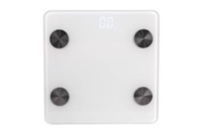 Obrázek Orava EV- 600 BT osobní váha, bluetooth, LED displej, kg/ lb, Android, iOS, do 180 kg, skleněná