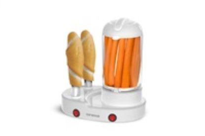 Obrázek Orava HM- 04 hotdogovač s možností přípravy vajec, 400 W, až 6 párků, bílá