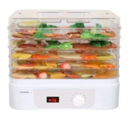 Obrázek Orava SU- 102 sušička ovoce a zeleniny, 230 W, 5 roštů, 55 dB, regulace teploty, bílá