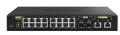 Obrázek QNAP switch QSW- M2116P- 2T2S (16 x 2, 5GbE, 2 x 10SFP+, 2 x 10GbE, 16xPoE+, 2xPoE++, 280 W)