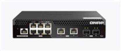 Obrázek QNAP switch QSW- M2106R- 2S2T (2xSFP+, 2 x 10GbE, 6 x 2, 5GbE)