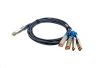 Obrázek QNAP CAB- DAC15M- Q28B4 DAC twinax kabel (1, 5m, 1xQSFP28, 4xSFP28)