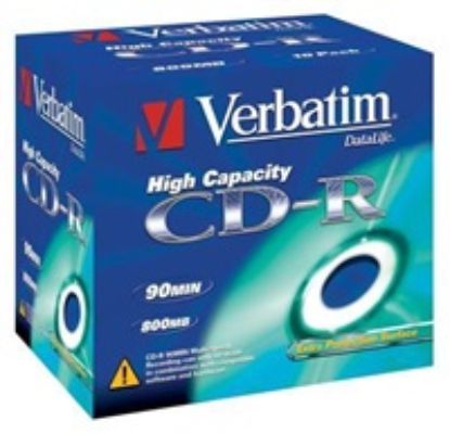 Obrázek VERBATIM CD- R(10- Pack)Jewel/ EP/ DL/ 40x/ 90min/ 800MB
