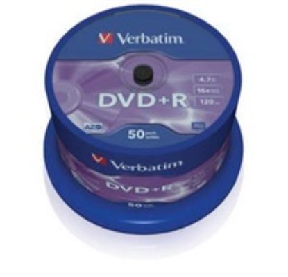 Obrázek VERBATIM DVD+R(50- Pack)Spindle/ General Retail/ 16x/ 4.7 GB