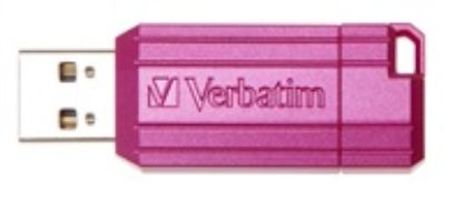 Obrázek VERBATIM Flash Disk 16 GB Hi- Speed Store 'n' Go, Pinstripe, USB 2.0, Hot růžová