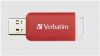 Obrázek VERBATIM Flash Disk 16 GB DataBar USB 2.0 Drive, červená