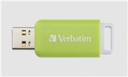 Obrázek VERBATIM Flash Disk 32 GB DataBar USB 2.0 Drive, zelená