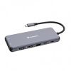 Obrázek VERBATIM Hub USB- C Pro Multiport 14 Port, 5x USB- A, 2x USB- C, 2x HDMI, 1xVGA, RJ45, 3.5mm Jack audio, microSD/ SD…