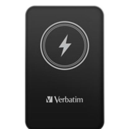 Obrázek VERBATIM Powerbanka Charge 'n' Go, Magnetická, 5000 mAh, USB- C, Černá