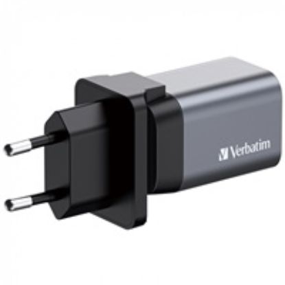 Obrázek VERBATIM GaN Nabíječka do sítě GNC- 35, 35 W, 1x USB- C, 1x USB