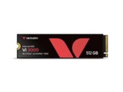 Obrázek VERBATIM SSD Vi3000 Internal PCIe NVMe M.2 SSD 512 GB , W 2500/ R 3300 MB/ s
