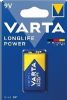 Obrázek Varta 6LR61/ 1BP Longlife POWER 9V (HIGH ENERGY) 6LP3146