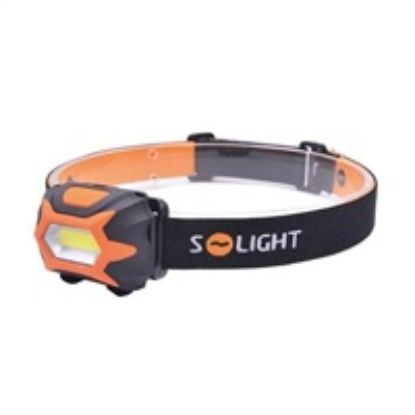 Obrázek Solight čelová LED svítilna, 3 W COB, 3x AAA