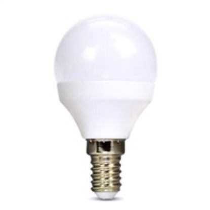 Obrázek Solight LED žárovka, miniglobe, 6 W, E14, 3000K, 510lm, bílé provedení