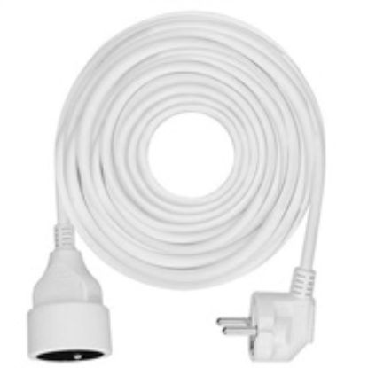 Obrázek Solight prodlužovací přívod - spojka, 1 zásuvka, 10m, 3 x 1mm2, bílá