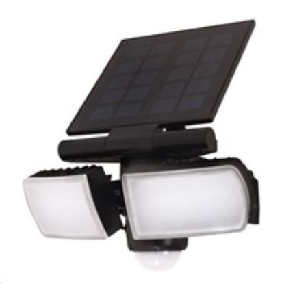 Obrázek Solight LED solární osvětlení se senzorem, 8 W, 600lm, Li- on, černá