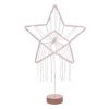 Obrázek Solight LED vánoční hvězda stolní, pletená, 35x LED, 2x AAA