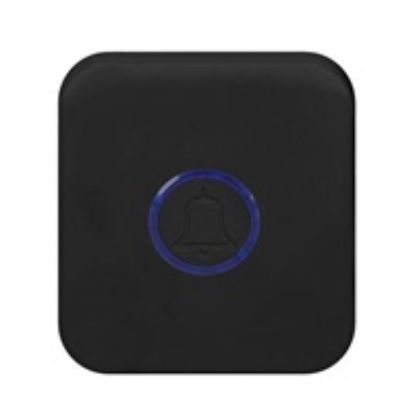 Obrázek Solight bezdrátový zvonek bezbateriový, do zásuvky, 150m, černý, learning code