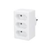 Obrázek Solight rozbočka, 3x 2, 5A, bílá