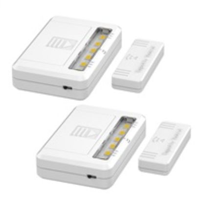 Obrázek Solight LED světélka do skříní, komod a zásuvek, 40lm , 2x AAA, 2ks v balení