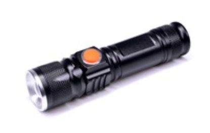 Obrázek Solight LED nabíjecí kapesní svítilna, 200lm, 3 W, zoom, Li- Ion