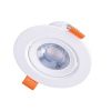 Obrázek Solight LED podhledové světlo bodové, 5 W, 400lm, 3000K, kulaté, bílé