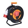 Obrázek Solight prodlužovací přívod na bubnu, 3 zásuvky, 400V + 230V, 25m gumový kabel 5 x 1, 5mm2, IP44