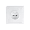 Obrázek Solight zásuvka Slim, bílá
