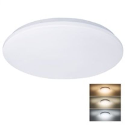 Obrázek Solight LED stropní světlo Plain, 3CCT, 36 W, 2520lm, 3000K, 4000K, 6000K, kulaté, 45cm