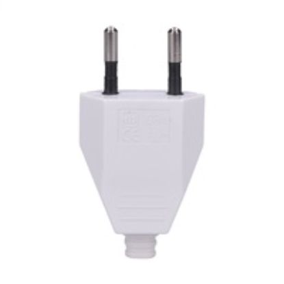 Obrázek Solight zástrčka plochá 2.5A, přímá, IP20, bílá