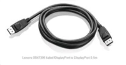 Obrázek LENOVO adaptér DisplayPort to DisplayPort - přenos signálu přes DP na DP, 0.5metru