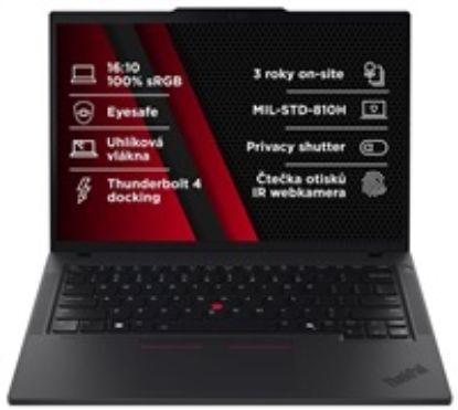 Obrázek LENOVO NTB Thinkpad T14 AMD G6 - Ryzen5 AI PRO 340, 14" WUXGA Touch, 16 GB, 512SSD, IRcam, W11P