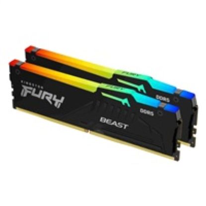 Obrázek KINGSTON DIMM DDR5 32 GB (Kit of 2) 5200MT/ s CL40 FURY Beast RGB