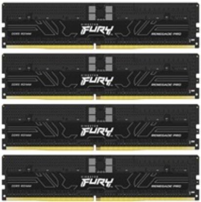 Obrázek KINGSTON DIMM DDR5 64 GB (Kit of 4) 5600MT/ s CL36 FURY Renegade Pro ECC Reg PnP