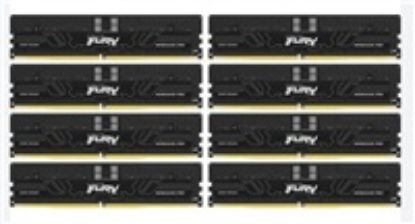 Obrázek KINGSTON DIMM DDR5 128 GB (Kit of 8) 5600MT/ s CL36 FURY Renegade Pro ECC Reg PnP