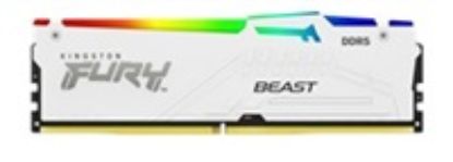 Obrázek KINGSTON DIMM DDR5 32 GB 6000MT/ s CL36 FURY Beast Bílá RGB EXPO