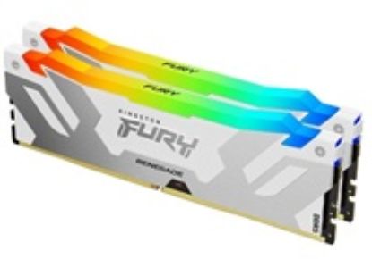 Obrázek KINGSTON DIMM DDR5 32 GB (Kit of 2) 7200MT/ s CL38 FURY Renegade Bílá RGB XMP