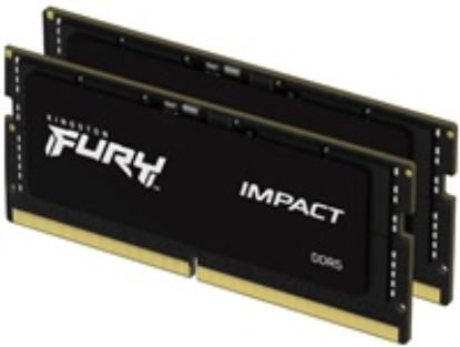 Obrázek KINGSTON SODIMM DDR5 32 GB (Kit of 2) 6000MT/ s CL38 FURY Impact XMP