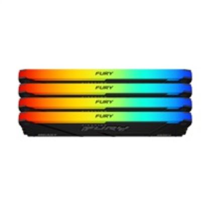 Obrázek KINGSTON DIMM DDR4 64 GB (Kit of 4) 3200MT/ s CL16 FURY Beast RGB, XMP