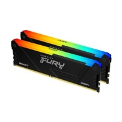Obrázek KINGSTON DIMM DDR4 64 GB (Kit of 2) 3200MT/ s CL16 FURY Beast RGB, XMP