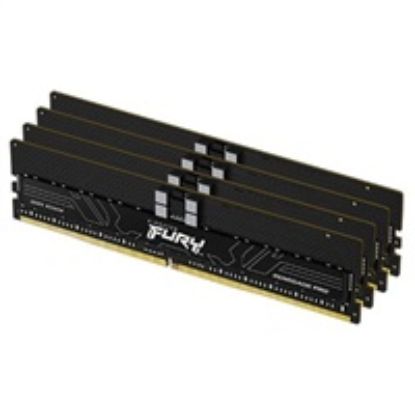 Obrázek KINGSTON DIMM DDR5 64 GB(Kit of 4) 6000MT/ s ECC Reg FURY Renegade Pro EXPO