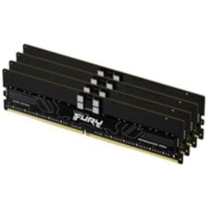 Obrázek KINGSTON DIMM DDR5 128 GB (Kit of 4) 6400MT/ s CL32 ECC 2Rx8 FURY Renegade Pro EXPO