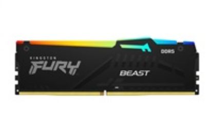 Obrázek KINGSTON DIMM DDR5 16 GB 6800MT/ s CL34 Non- ECC FURY Beast RGB EXPO, Černá
