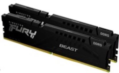 Obrázek KINGSTON DIMM DDR5 64 GB (Kit of 2) 5600MT/ s CL40 FURY Beast Černá