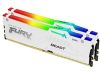 Obrázek KINGSTON DIMM DDR5 16 GB (Kit of 2) 5200MT/ s CL40 FURY Beast Bílá RGB XMP