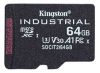 Obrázek Kingston MicroSDXC karta 64 GB microSDXC Industrial C10 A1 pSLC Card Single Pack