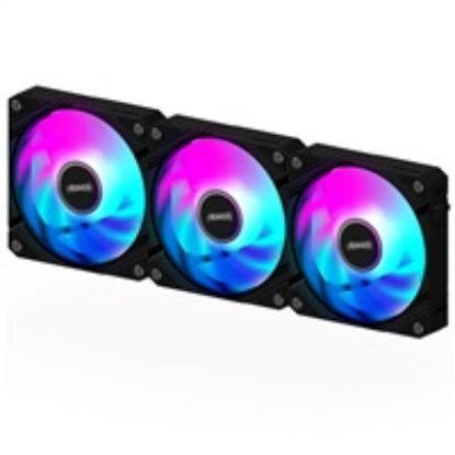 Obrázek GIGABYTE ventilátor AORUS EZ CHAIN FAN 3- PACK, 3 x 120mm, černá
